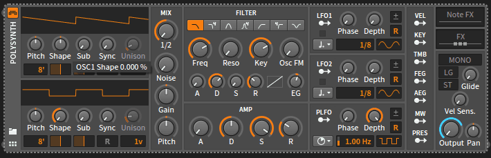 Subtraktive Synthese mit Bitwig Studio - Tutorial