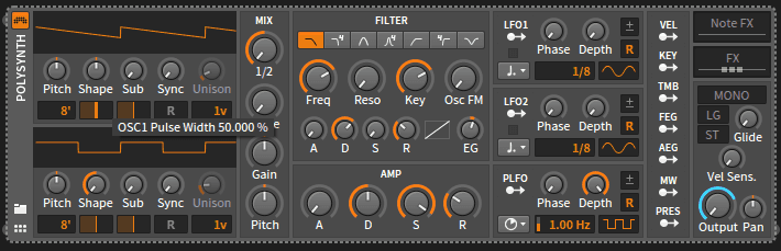 Subtraktive Synthese mit Bitwig Studio - Tutorial