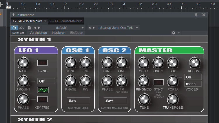 Unison Synth Sound nachbilden – Tutorial