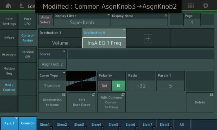 OS v2.0 - Control Assign - Yamaha Montage 8 Test