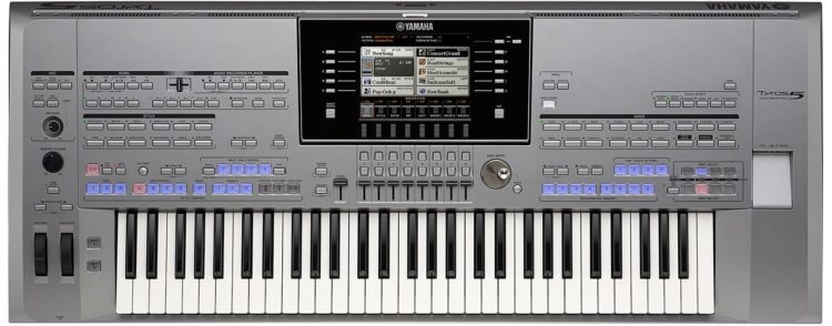 Yamaha Tyros 5 Review - Bedienoberfläche