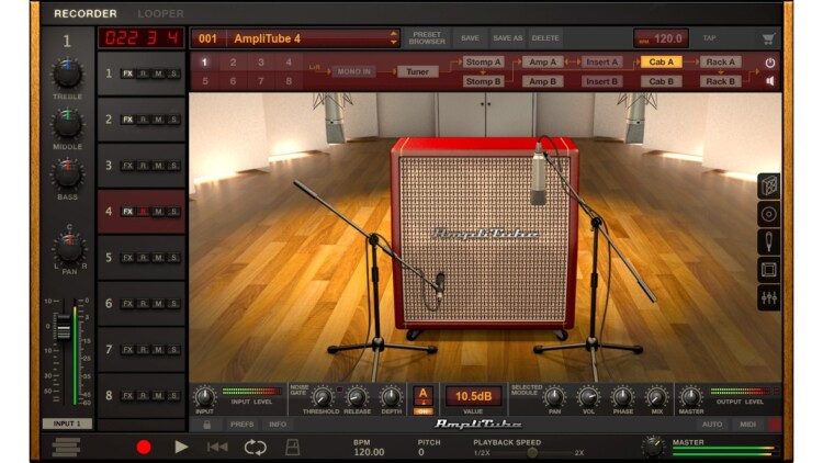 Gitarren-Recording - IK Multimedia AmpliTube 4