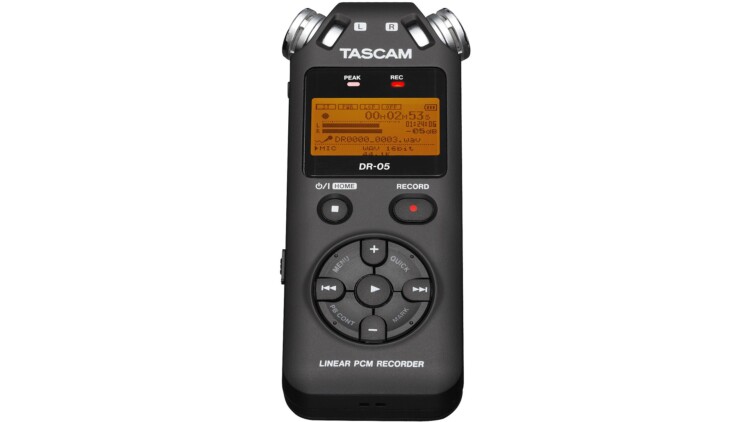 Gitarren-Recording - Tascam DR-05