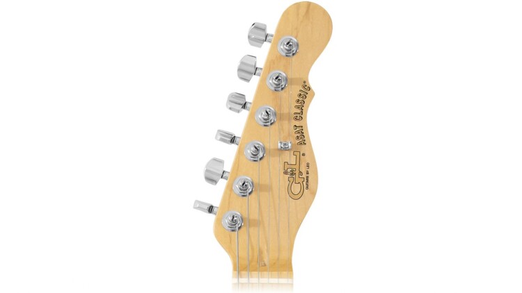 G&L Asat Classic Nitro 3-TS - Kopfplatte und Mechaniken