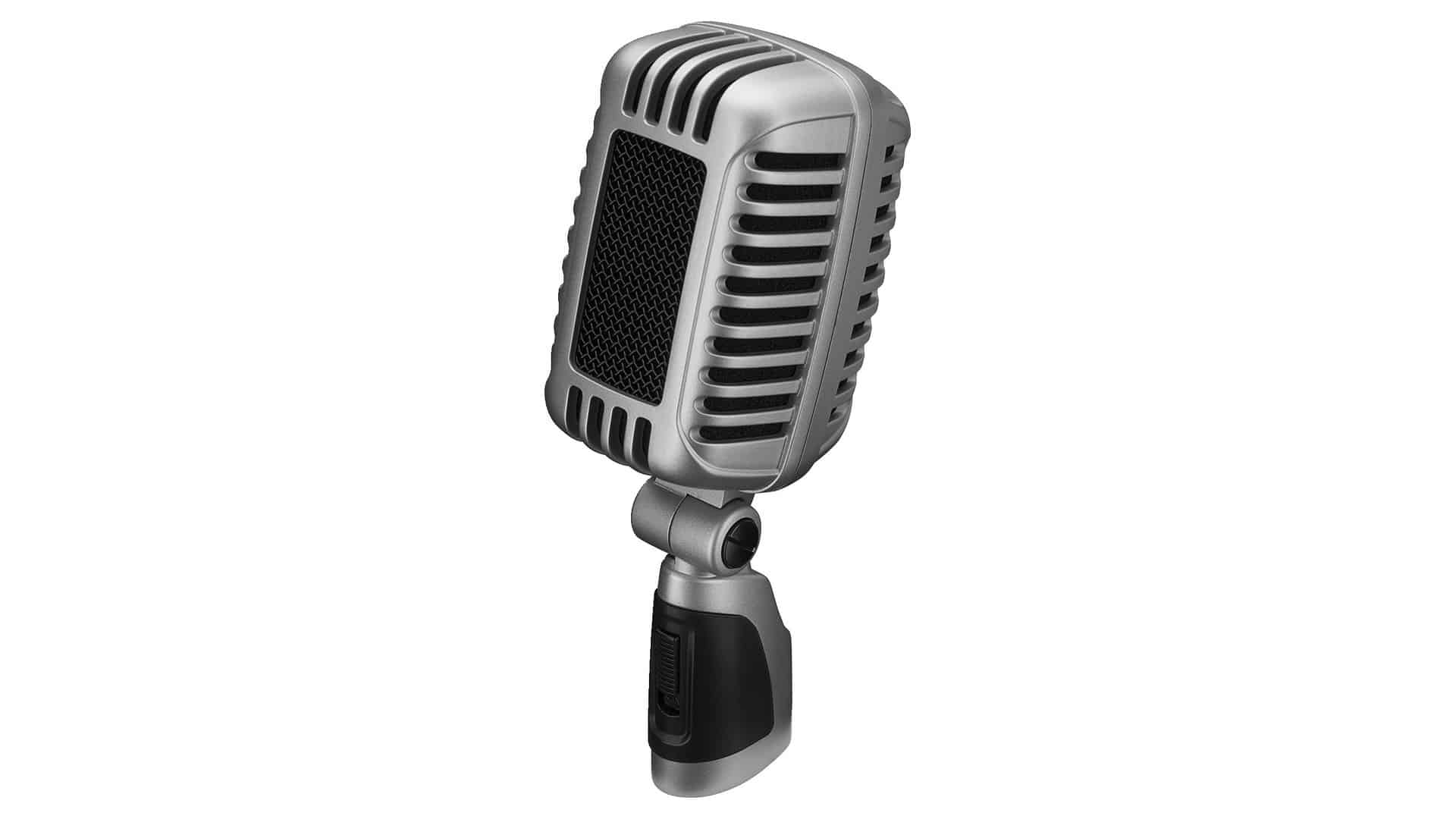 in Schwarz IMG STAGELINE DM-7 dynamisches Mikrofon für Bühne und Gesang Sprach-Verstärker mit Supernieren-Charakteristik inklusive Mikrofon-Halter Adapter-Schraube und Mikrofon-Tasche