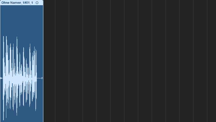 Logic Pro X - Mikro Aufnahme Fehler - Wellenform wieder da