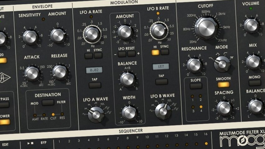 Universal Audio Moog Multimode Filter XL