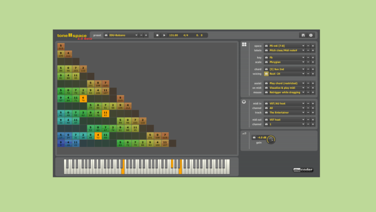 mucoder tonespace 2.0