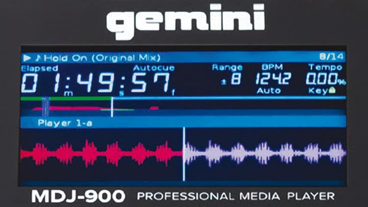 Das Display des Gemini MDJ-900