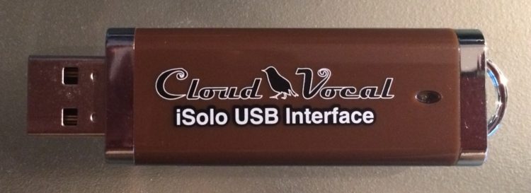 USB Audio Interface, um den iSolo-Sound aufzunehmen