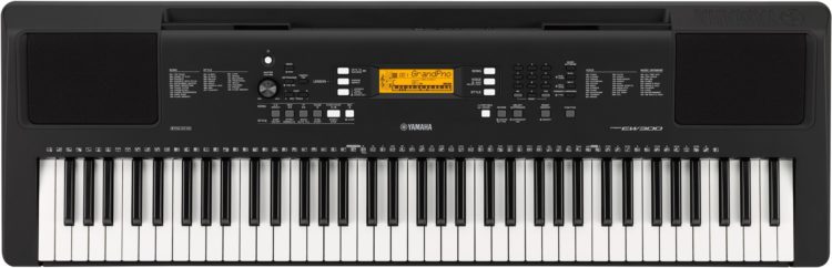 Die Bedienoberfläche des Yamaha PSR-EW300