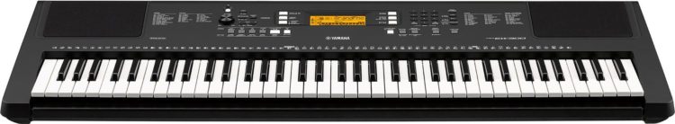 Die Tastatur des Yamaha PSR-EW300