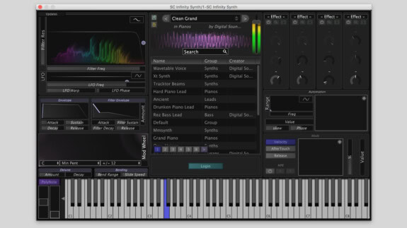Stagecraft Infinity Synth – Sample-basierter Synthesizer for free