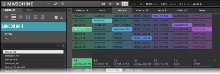 Maschine Software - bei der NI Maschine MK3 hat sich hier nichts getan