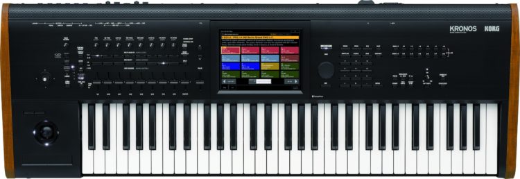 Bedienoberfläche im Korg Kronos 2 Review