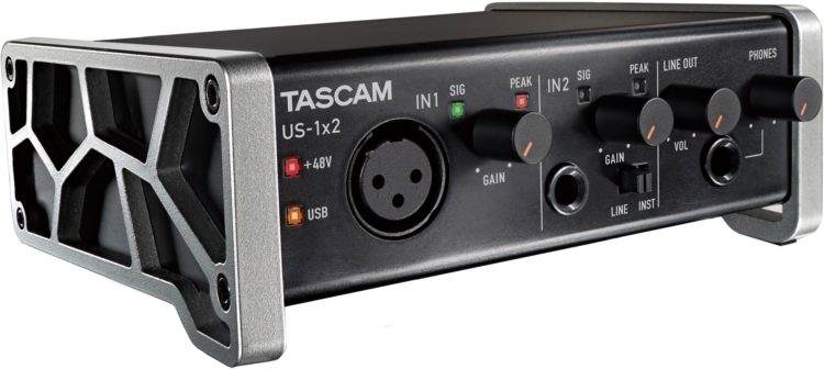 Tascam US-1x2 - ein USB Audio Interface als beste Lösung zum Mikrofonanschluss an PC, Mac, iPad & Co.