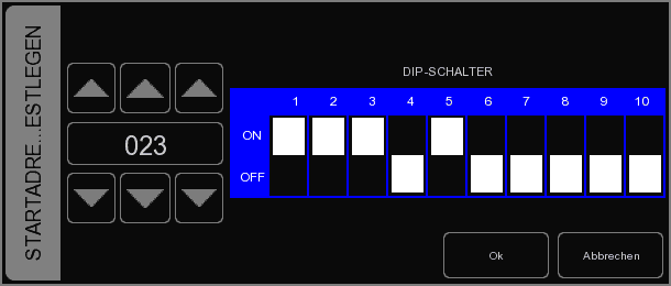 4. Startadresse festlegen - Moving Lights programmieren