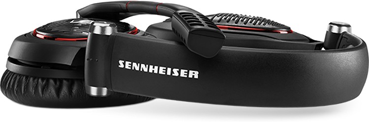 Kompakt zusammengefaltet für das Sennheiser Game Zero Review