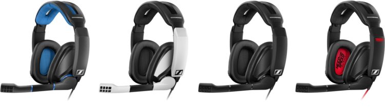 Die vier Designs in der Sennheiser GSP 300 Series