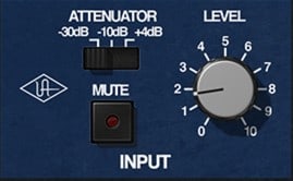 Input Attenuator - UAD Korg SDD-3000 Testbericht