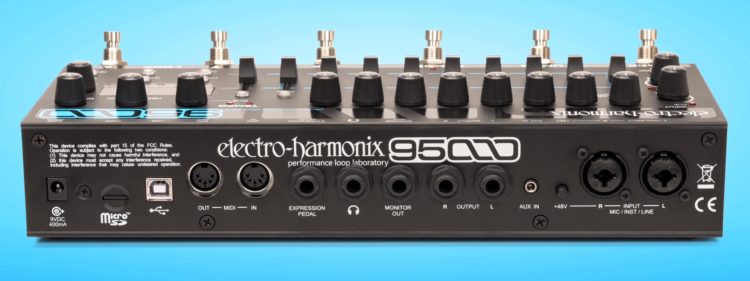 Anschlüsse an der Rückseite - Electro-Harmonix 95000