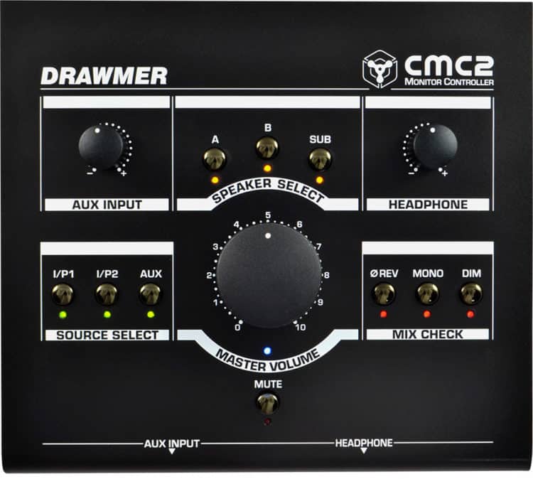 Oberseite & Bedienelemente - Drawmer CMC2 Testbericht