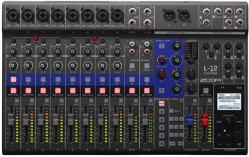 Mischpult Empfehlung für Bands - Zoom LiveTrak L-12
