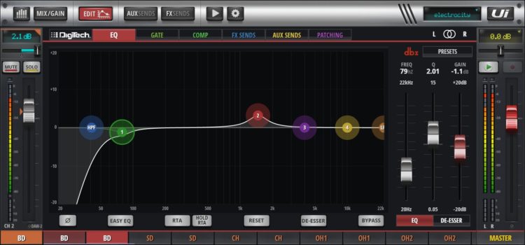 Equalizer - Erfahrungen mit dem Soundcraft Ui24R