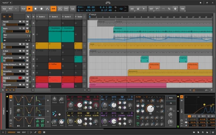 Bitwig Studio - DAWs im Vergleich mit anderer Software