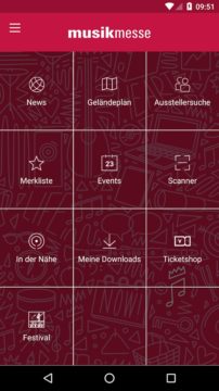 Musikmesse Navigator - Offizielle Apps