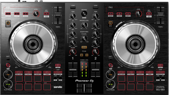 Pioneer DJ DDJ-SB3 - leichter 2-Kanal-DJ-Controller