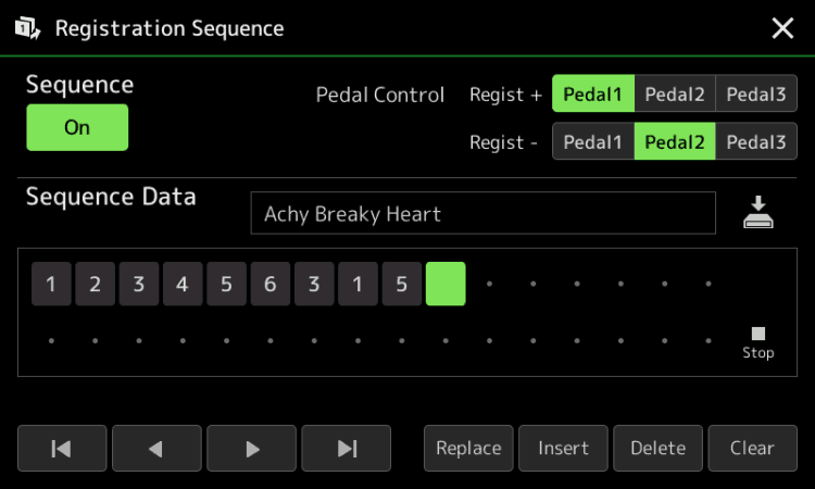 Yamaha Genos Registration Sequence