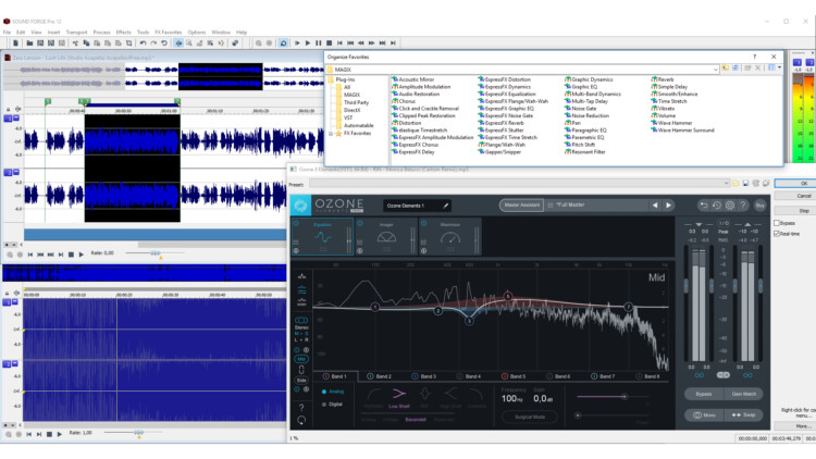 Magix Sound Forge Pro 12 Test - Benutzeroberfläche Ansicht 2