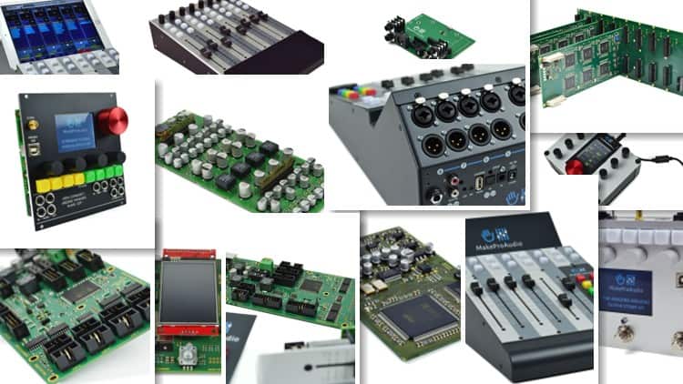 Collage - Einige der MakeProAudio Kits