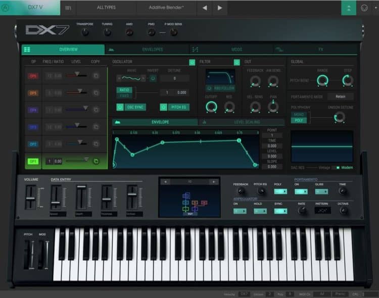 Arturia DX7 V - Synthesizer Software