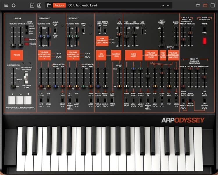 Korg Collection ARP Odyssey - Synthesizer Software