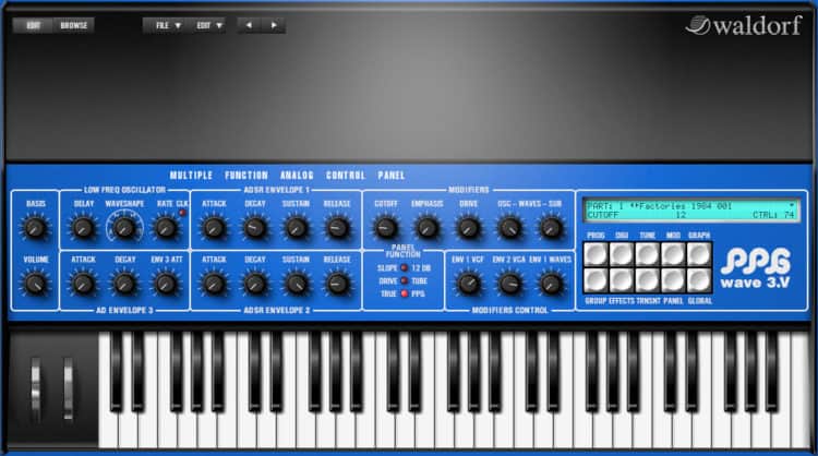 Waldorf PPG Wave 3.V - Synthesizer Software