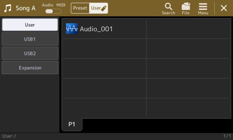 Yamaha Genos: Registrierung mit MIDI & Audio
