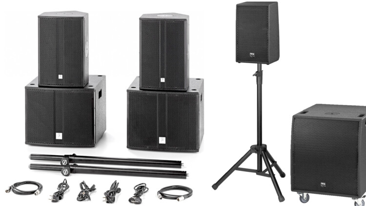 Fullrange-Boxen + Subwoofer ... kein wirklich mobiles PA-System