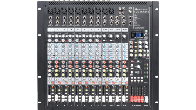 Günstiges Live-Mischpult: Omnitronic LMC-2642FX USB