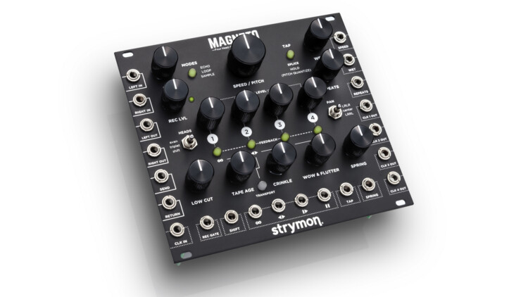 Strymon Magneto Testbericht - Regler und Schalter