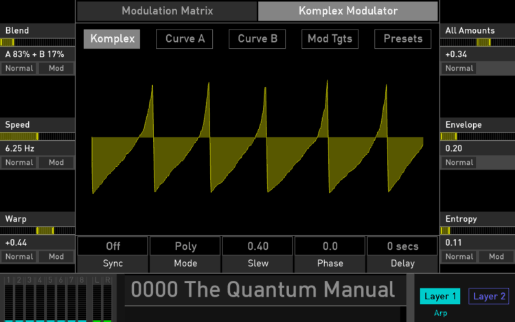 Komplex Modulator - Der »LFO deluxe« im Waldorf Quantum Review