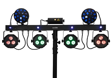 eurolite led kls laser bar fx light set