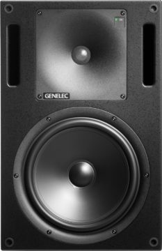 Front mit Bassreflex-Ports - Genelec 1032CPM Testbericht