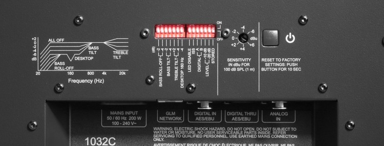 Dip-Schalter & Empfindlichkeitsregler - Genelec 1032CPM Erfahrung