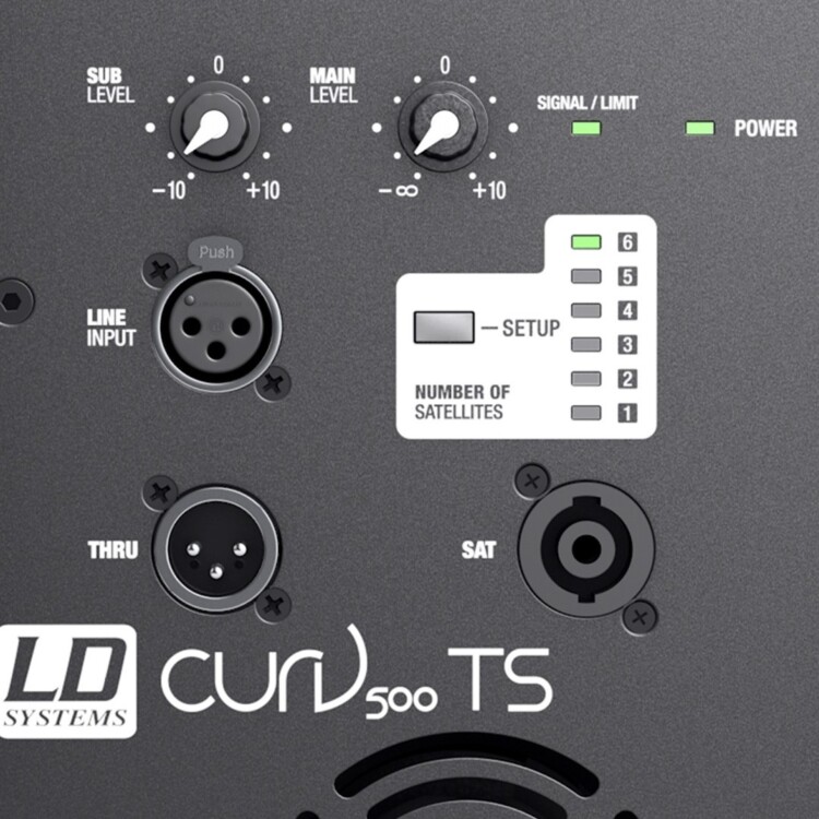 Rückseite - LD Systems CURV 500 TS Test