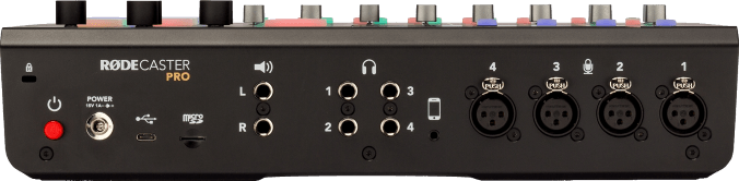 Rode RODECaster Pro - Rückseite