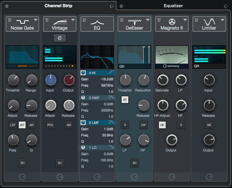 Channel Strip - Cubase 10 Pro Test