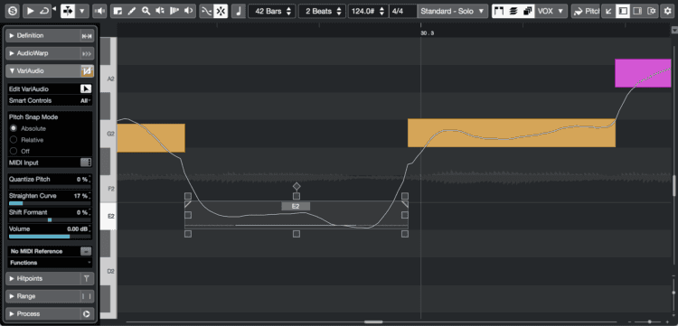 VariAudio 3 - Cubase 10 Pro Testbericht