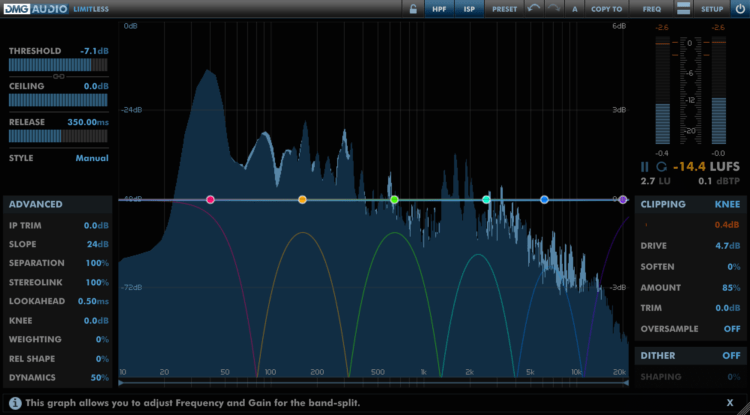 DMG Audio Limitless - Mastering Plugin